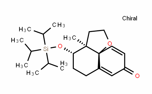 8H-Naphtho[8a,1-b]furan-8-one, 2,3,3a,4,5,6-hexahyDro-3a-Methyl-4-[[tris(1-Methylethyl)silyl]oxy]-, (3aR,4S,10aS)-rel-