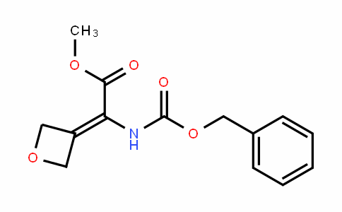 Acetic acid, 3-oxetanyliDene[[(phenylMethoxy)carbonyl]aMino]-, Methyl ester