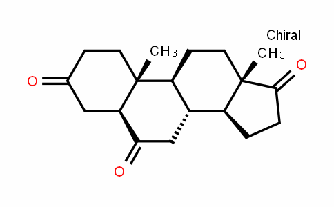 AnDrostane-3,6,17-trione, (5α)-