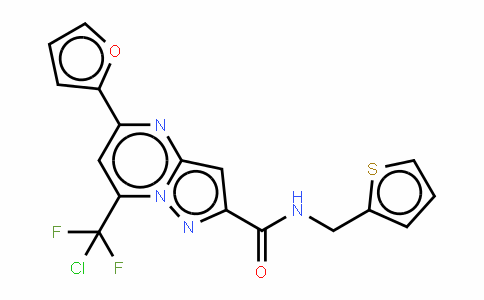7-(氯二氟甲基)-5-(2-呋喃基)-N-(2-噻吩基甲基)吡唑并[1,5-a]嘧啶-2-甲酰胺