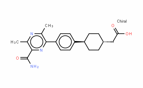 [反式-4-[4-(6-氨基甲酰基-3,5-二甲基吡嗪-2-基)苯基]环己基]乙酸