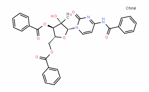 BenzamiDe, N-[1-(3,5-Di-O-benzoyl-2-C-methyl-β-D-arabinofuranosyl)-1,2-DihyDro-2-oxo-4-pyrimiDinyl]-