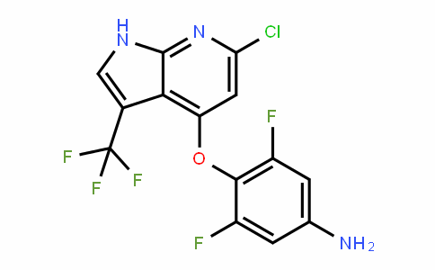 Benzenamine, 4-[[6-chloro-3-(trifluoromethyl)-1H-pyrrolo[2,3-b]pyriDin-4-yl]oxy]-3,5-Difluoro-