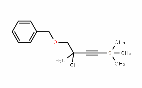 Benzene, [[[2,2-Dimethyl-4-(trimethylsilyl)-3-butyn-1-yl]oxy]methyl]-
