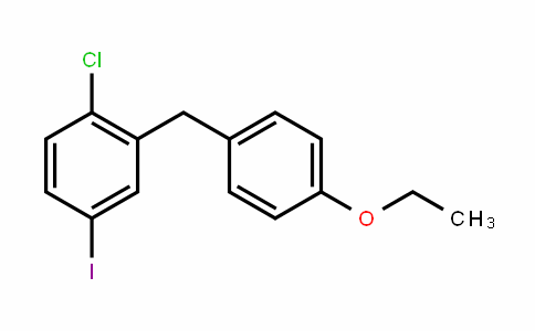Benzene, 1-chloro-2-[(4-ethoxyphenyl)methyl]-4-ioDo-