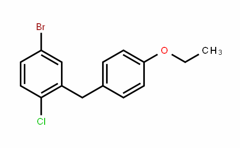 Benzene, 4-bromo-1-chloro-2-[(4-ethoxyphenyl)methyl]-
