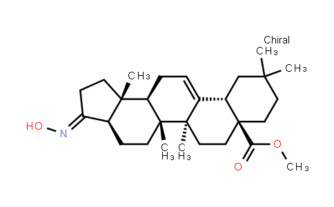 Benzo[3,4]-18-noranDrosta-3,5-Diene-3(2'H)-carboxylic acid, 3',4',5',6'-tetrahyDro-17-(hyDroxyiMino)-4',4',9,14-tetraMethyl-, Methyl ester, (3β,4β,8α,9β,10α,13α,14β)- (9CI)