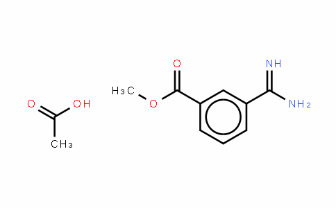 Benzoic acid, 3-(aminoiminomethyl)- (methyl ester, acetate)(1:1)