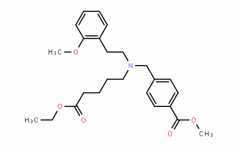 Benzoic acid, 4-[[(5-ethoxy-5-oxopentyl)[2-(2-methoxyphenyl)ethyl]amino]methyl]-, methyl ester