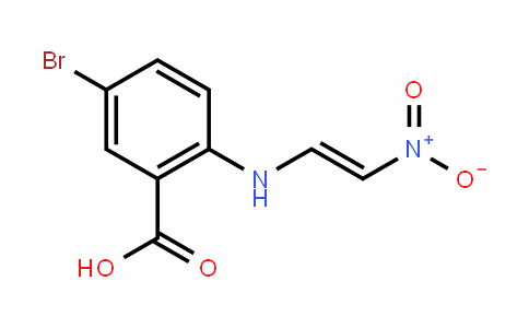 Benzoic acid, 5-bromo-2-[(2-nitroethenyl)amino]-