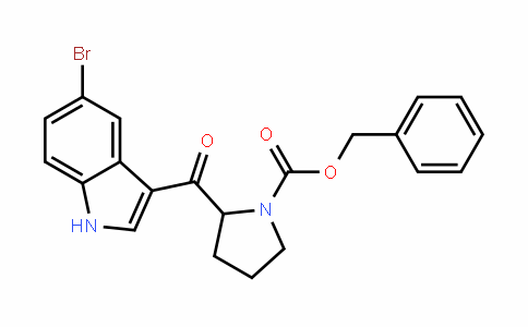 benzyl 2-(5-bromo-1H-inDole-3-carbonyl)pyrroliDine-1-carboxylate