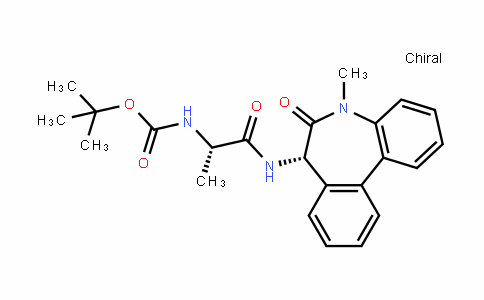 Carbamic acid, [(1S)-2-[[(7S)-6,7-DihyDro-5-methyl-6-oxo-5H-Dibenz[b,D]azepin-7-yl]amino]-1-methyl-2-oxoethyl]-, 1,1-Dimethylethyl ester