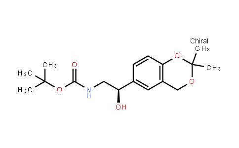 Carbamic acid, [(2R)-2-(2,2-Dimethyl-4H-1,3-benzoDioxin-6-yl)-2-hyDroxyethyl]-, 1,1-Dimethylethyl ester