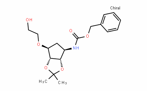 Carbamic acid, [(3aS,4R,6S,6aR)-tetrahyDro-6-(2-hyDroxyethoxy)-2,2-Dimethyl-4H-cyclopenta-1,3-Dioxol-4-yl]-, phenylmethyl ester