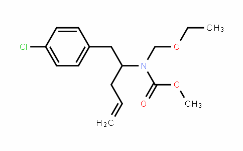 Carbamic acid, [1-[(4-chlorophenyl)methyl]-3-butenyl](ethoxymethyl)-, methyl ester (9CI)