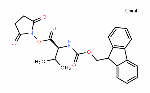 CarbaMic acid, [1-[[(2,5-Dioxo-1-pyrroliDinyl)oxy]carbonyl]-2-Methylpropyl]-, 9H-fluoren-9-ylMethyl ester, (S)-