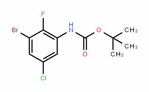 CarbaMic acid, N-(3-broMo-5-chloro-2-fluorophenyl)-, 1,1-DiMethylethyl ester