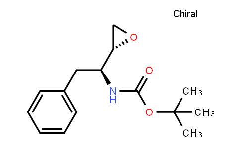 Carbamic acid, N-[(1S)-1-[(2R)-2-oxiranyl]-2-phenylethyl]-, 1,1-Dimethylethyl ester