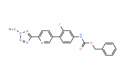 Carbamic acid, N-[3-fluoro-4-[6-(2-methyl-2H-tetrazol-5-yl)-3-pyriDinyl]phenyl]-, phenylmethyl ester