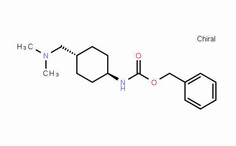 Carbamic acid, N-[trans-4-[(Dimethylamino)methyl]cyclohexyl]-, phenylmethyl ester