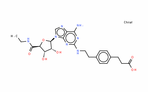 2-对(2-羧乙基)苯乙氨基-5'-N-乙基甲酰胺基腺苷盐酸盐水合物