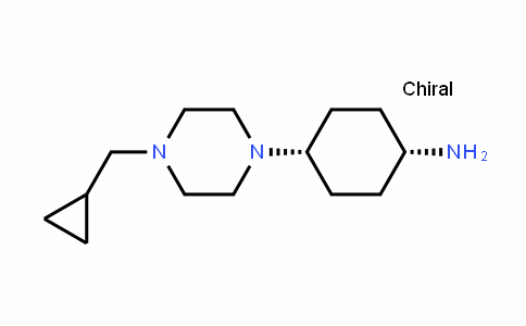 Cyclohexanamine, 4-[4-(cyclopropylmethyl)-1-piperazinyl]-, cis-