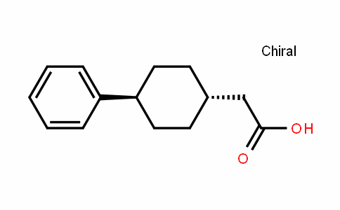 Cyclohexaneacetic acid, 4-phenyl-, trans-