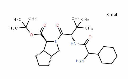 Cyclopenta[c]pyrrole-1-carboxylic acid, 2-[(2S)-2-[[(2S)-2-amino-2-cyclohexylacetyl]amino]-3,3-Dimethyl-1-oxobutyl]octahyDro-, 1,1-Dimethylethyl ester, (1S,3aR,6aS)-
