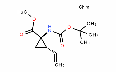 Cyclopropanecarboxylic acid, 1-[[(1,1-Dimethylethoxy)carbonyl]amino]-2-ethenyl-, methyl ester, (1R,2S)-