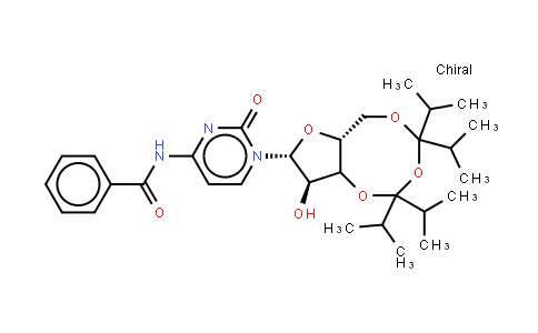 CytiDine, N-benzoyl-3^,5^-O-[1,1,3,3-tetrakis(1-Methylethyl)-1,3-DisiloxaneDiyl]-