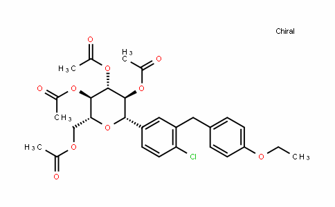 D-Glucitol, 1,5-anhyDro-1-C-[4-chloro-3-[(4-ethoxyphenyl)Methyl]phenyl]-, 2,3,4,6-tetraacetate, (1S)-