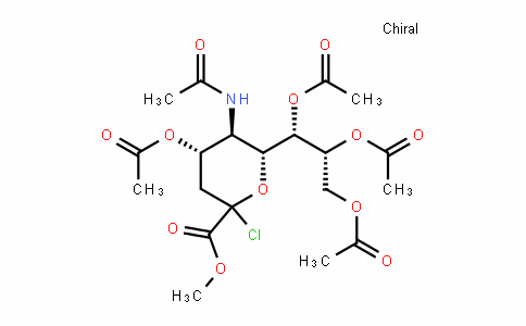 D-glycero-D-galacto-2-Nonulopyranosonic acid, 5-(acetylamino)-2-chloro-2,3,5-triDeoxy-, methyl ester, 4,7,8,9-tetraacetate