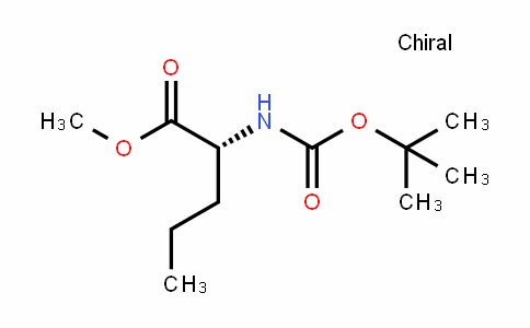 D-Norvaline, N-[(1,1-Dimethylethoxy)carbonyl]-, methyl ester