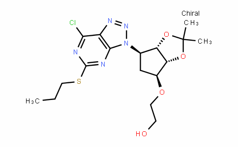 Ethanol, 2-[[(3aR,4S,6R,6aS)-6-[7-chloro-5-(propylthio)-3H-1,2,3-triazolo[4,5-d]pyrimidin-3-yl]tetrahydro-2,2-dimethyl-4H-cyclopenta-1,3-dioxol-4-yl]oxy]-