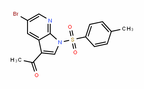 Ethanone, 1-[5-bromo-1-[(4-methylphenyl)sulfonyl]-1H-pyrrolo[2,3-b]pyridin-3-yl]-