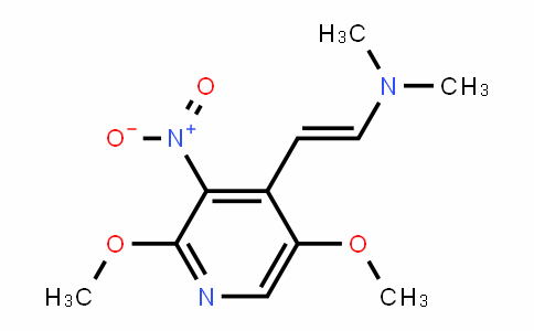 Ethenamine, 2-(2,5-dimethoxy-3-nitro-4-pyridinyl)-N,N-dimethyl-
