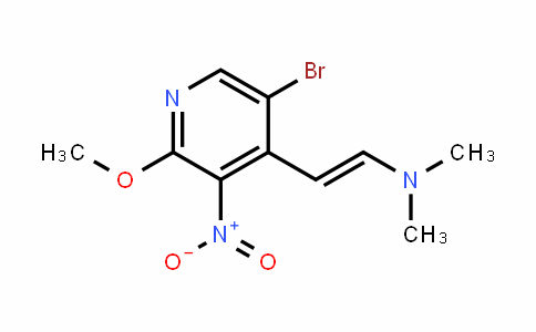 Ethenamine, 2-(5-bromo-2-methoxy-3-nitro-4-pyridinyl)-N,N-dimethyl-