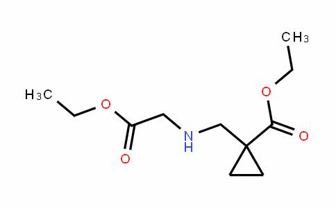 ethyl 1-((2-ethoxy-2-oxoethylamino)methyl)cyclopropanecarboxylate