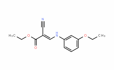 ethyl 2-cyano-3-((3-ethoxyphenyl)amino)acrylate