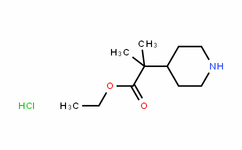 ethyl 2-methyl-2-(piperidin-4-yl)propanoate (Hydrochloride)