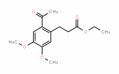 ethyl 3-(2-acetyl-4,5-dimethoxyphenyl)propanoate