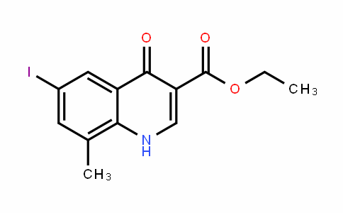 ethyl 6-iodo-8-methyl-4-oxo-1,4-dihydroquinoline-3-carboxylate