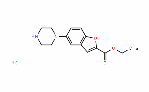ethyl 5-(piperazin-1-yl)benzofuran-2-carboxylate (Hydrochloride)