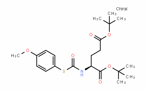 Glutamic acid, N-[[(4-methoxyphenyl)thio]carbonyl]-, bis(1,1-dimethylethyl) ester