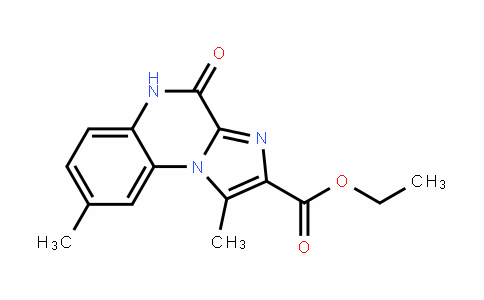Imidazo[1,2-a]quinoxaline-2-carboxylic acid, 4,5-dihydro-1,8-dimethyl-4-oxo-, ethyl ester