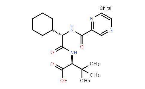 L-Valine, (2S)-2-cyclohexyl-N-(2-pyrazinylcarbonyl)glycyl-3-methyl-