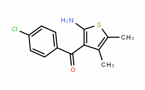 Methanone, (2-amino-4,5-dimethyl-3-thienyl)(4-chlorophenyl)-