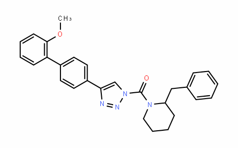 Methanone, [4-(2'-Methoxy[1,1'-biphenyl]-4-yl)-1H-1,2,3-triazol-1-yl][2-(phenylMethyl)-1-piperidinyl]-