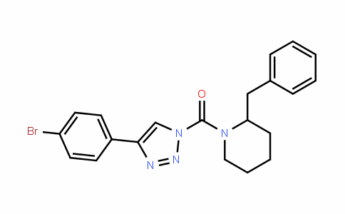 Methanone, [4-(4-broMophenyl)-1H-1,2,3-triazol-1-yl][2-(phenylMethyl)-1-piperidinyl]-