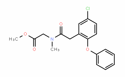 methyl 2-(2-(5-chloro-2-phenoxyphenyl)-N-methylacetamido)acetate